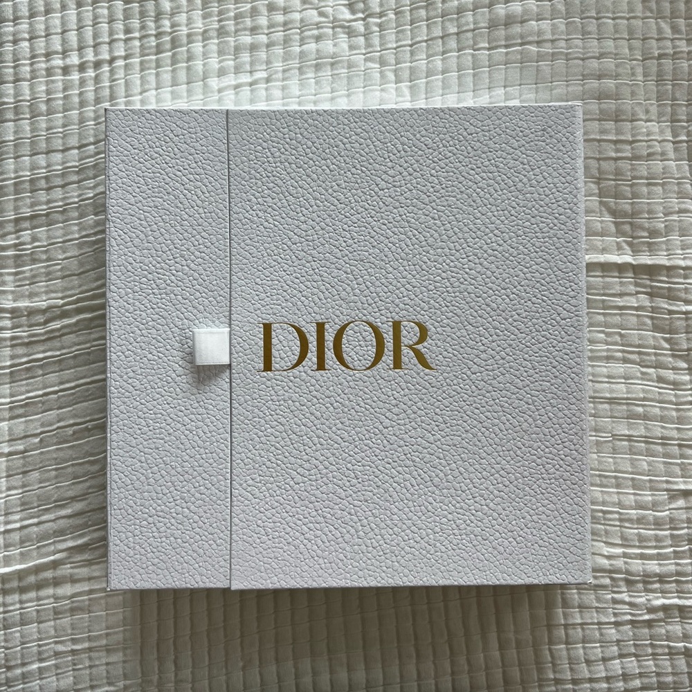 Dior Empty Box with magnetic closure and ribbon pull
